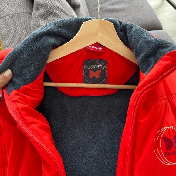 Manguun Orange/red Puff Vest - Picture 4 of 5